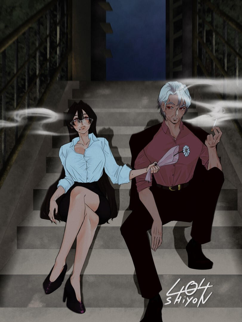 Rendered illiustation with background